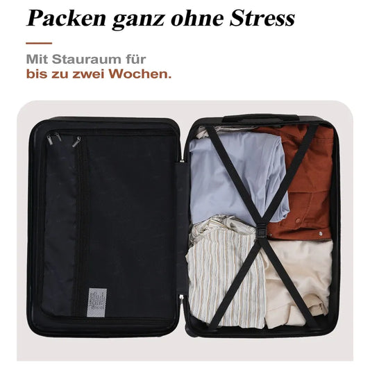 Koffer-Set (20", 24", 28") Trolley-Set 5-teilig Reiseset Rollenkoffer
