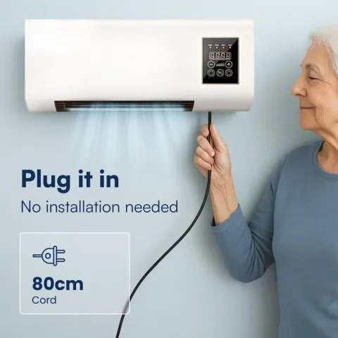 Two-in-one wall-mounted air conditioner