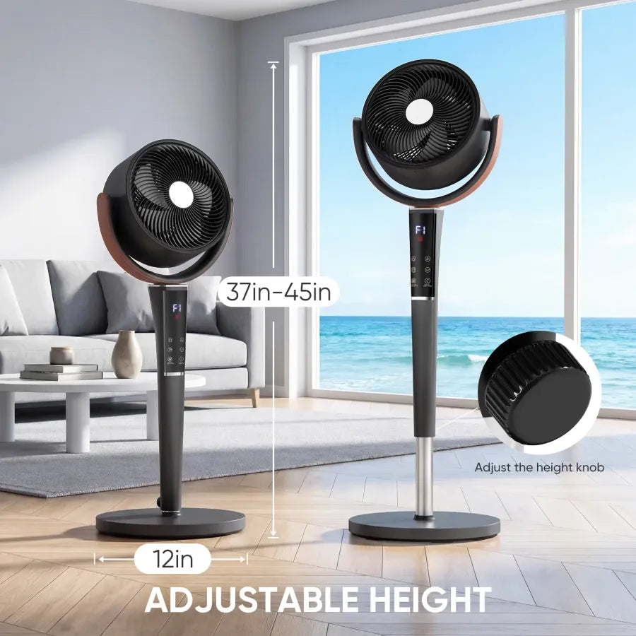 ⚡️ 72-HR CLEAROUT ⚡️ 120° Oscillating Standing Bedroom Fans ❄️