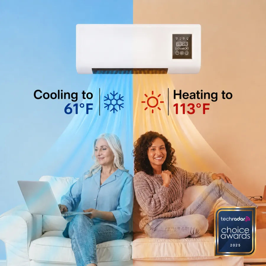 Two-in-one wall-mounted air conditioner