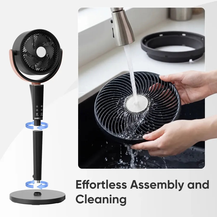 ⚡️ 72-HR CLEAROUT ⚡️ 120° Oscillating Standing Bedroom Fans ❄️