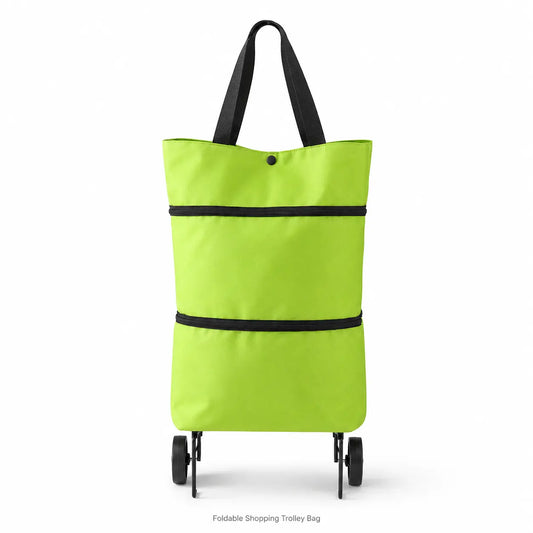Summer sale：【10inch*18inch】Foldable Shopping Trolley Bag with Wheels, Portable Reusable Grocery Tote, Lightweight Rolling Shopping Cart Bag with Carry Handles for Supermarket, Travel, Laundry and Daily Use