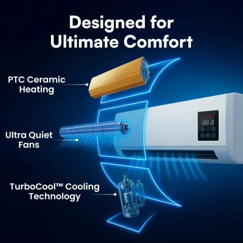 Two-in-one wall-mounted air conditioner